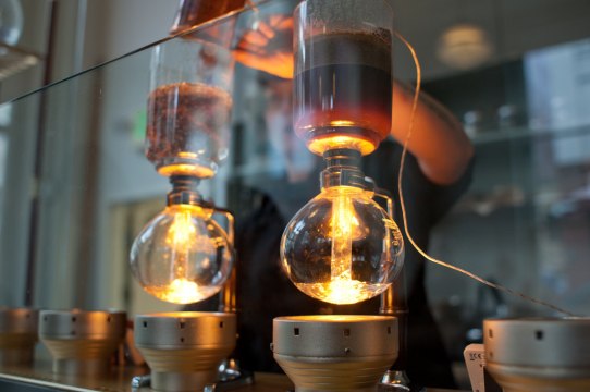 Blue Bottle Siphon Bar